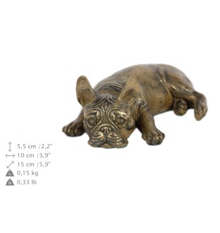 Buldog francuski V figurka na drewnie Art-Dog